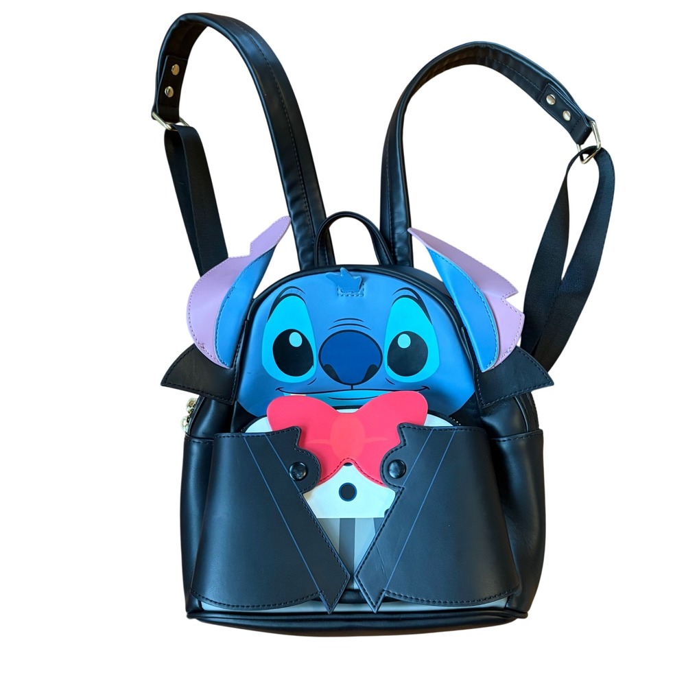 Loungefly Disney Lilo &‎ Stitch Vampire Women's Mini Backpack Bag Purse Like New